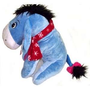  20 Inch Disney Pals Large Eeyore with Christmas Scarf 