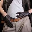 New 100% Mens Luxury Deerskin Driving Motorcycle Gloves Deer Leather 