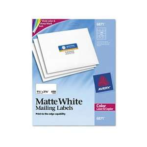 Avery® Color Laser, Matte White Printing Labels 
