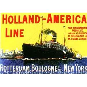  Holland America Line    Print