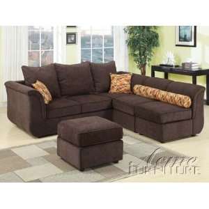  Caisy 4 Pc Convertible Sectional Sofa Set by Acme