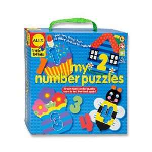  Alex My Number Puzzles   10 Puzzle Set Toys & Games