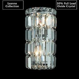 3510 Contemporary Modern Wall Sconce Oxide Crystal