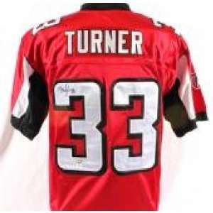  Michael Turner Autographed Jersey   Autographed NFL 