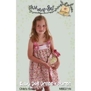  Baby Doll Dress & Purse Arts, Crafts & Sewing