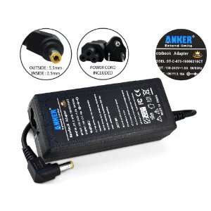 Anker® Golden Laptop AC Adapter + Power Supply Cord for Dell Inspiron 