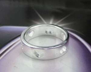 925 Sterling Silver Plated Heart Design Ring JR88  