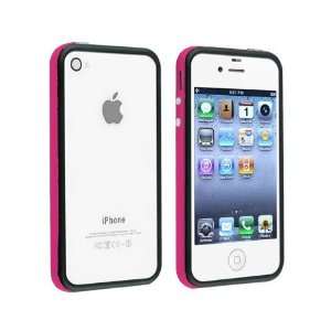  Fosmon 2 Tone Bumper Case for Apple iPhone 4/4S   Pink 