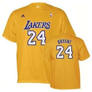  Los Angeles Lakers Kobe Bryant Player Name and Number T 