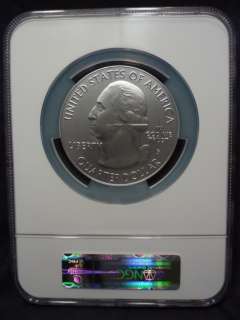 2010 P 5oz SILVER 25C HOT SPRINGS SP 70 NGC  
