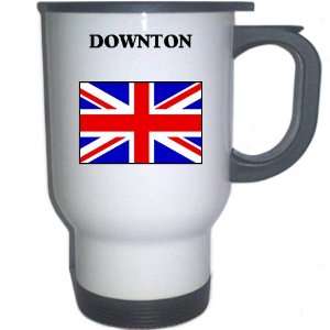  UK/England   DOWNTON White Stainless Steel Mug 