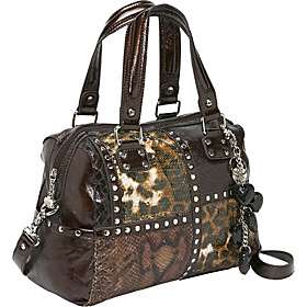 Kathy Van Zeeland Patch Me Up Satchel X Body Bag   