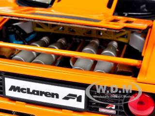 1994 MCLAREN F1 ROAD CAR ORANGE 112 DIECAST MODEL CAR BY MINICHAMPS 