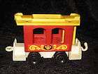 1973 Vintage Fisher Price Little People Play Family CIRCUS TRAIN #991 