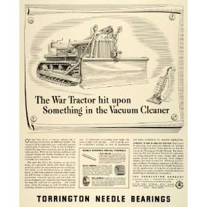  1943 Ad Torrington Needle Bearings WWII Industrial War 