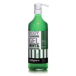 Anthony Logistics for Men Body Cleansing Gel, Mint & Eucalyptus, 32 fl 