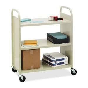  Bretford Basics Flat Shelf Mobile Utility Book Truck 
