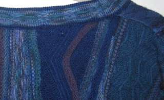 Emaroo Australia Blue Cardigan Sweater Wool Mens M  