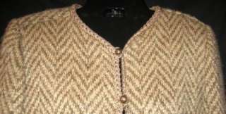 Ungaro Vintage Gold Wool Sweater Womens Size 10 L Large  