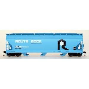  HO RTR ACF 4650 3 Bay Covered Hopper,RI/Route Rock Toys & Games