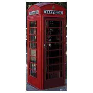  Generic English Phone Booth Life Size Poster Standup 