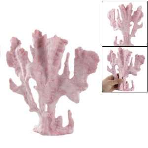   Pink Artificial Plastic Coral Decoration for Fish Tank