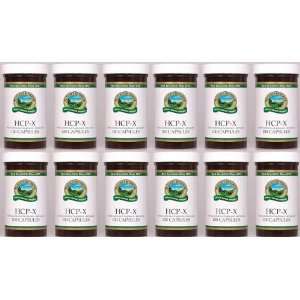HCP X Herbal Dietary Supplement, KOSHER (Pack of 12) 100 Capsules each 