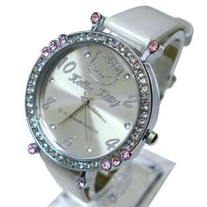  Hello Kitty Pink and Clear Crystal Watch + Free Hollow 