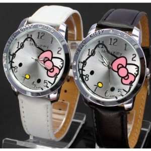  Hello Kitty Black & White Classic Watch With One Pair Free 
