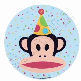 Paul Frank Birthday Hat Edible Cake Topper Decoration Image  