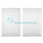 Clear White TPU Soft Skin Case Cover For