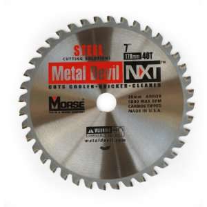 MK Morse CSM740NSC Metal Devil Circular Saw Blade, Steel Cutting, 40 