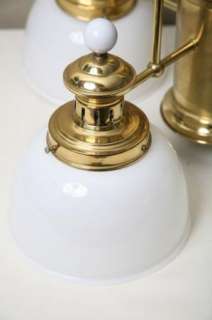 LARGE 4 LIGHT Nautical Style Brass CEILING LIGHT LAMP FIXTURE 