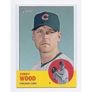  2012 Topps Heritage #113 Kerry Wood Chicago Cubs Sports 
