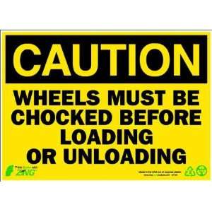   ,Caution Chock Wheels,10x14,AL  Industrial & Scientific
