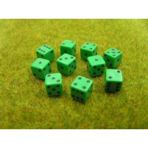  SphereWars Miniatures Life Dice (Green)(10) Toys & Games