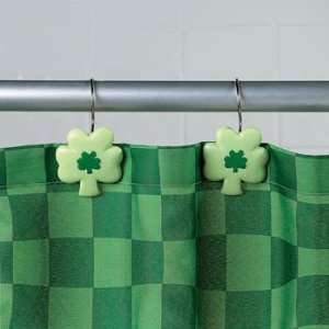  Shamrock Shower Curtain Hooks   Party Decorations & Room 