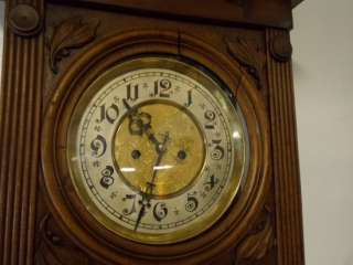 1895 German 2 Weight Wall Clock  