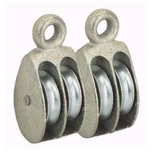   Forge 1 1/2 Double Wheel Rope Pulley, 2 Piece Set