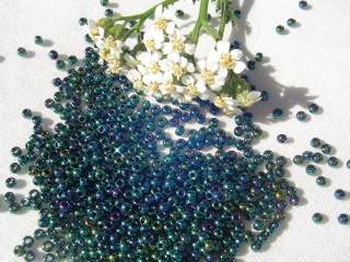   Glass Seed Beads 133 Higher Metallic June Bug 14 grams #506  