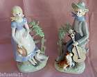 NORLEANS ,JAPAN, COUNTRY BOY AND GIRL PAIR OF FIGURINES, G.C.8.5