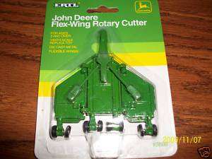 Ertl John deere flex wing rotary cutter 1/64 toy farm  