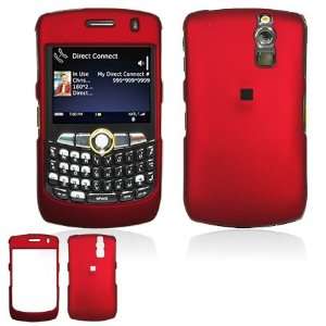  Premium   Blackberry Curve 8350i Red Rubber Feel 