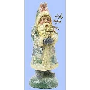  Tall Paper Mache Northern Santa Figure by Midwest Seasons 