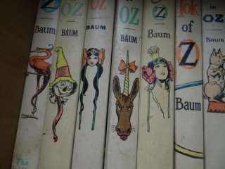 WIZARD OF OZ BOOK SET White edition series by L.Frank Baum  