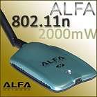 Alfa AWUS036NHR High Gain 2000mw 2W 802.11 B/G/N Wireless USB Network 