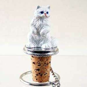 Persian Cat Bottle Stopper