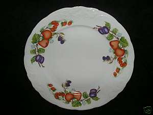 Royal Kent Poland Vintage Fruit Garden Dinner Plate New  