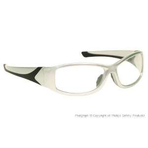Silver Wrap Around Radiation Leaded Protective Eyewear  