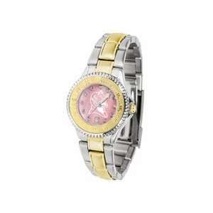   Watch with Mother of Pearl Dial and Two Tone Band